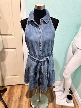 Alice and Olivia Miranda Denim Mini Dress